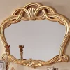 Specchio Modello treccia oro di a prezzi ribassati^Artigianale New