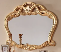 Specchio Modello treccia oro di a prezzi ribassati^Artigianale New