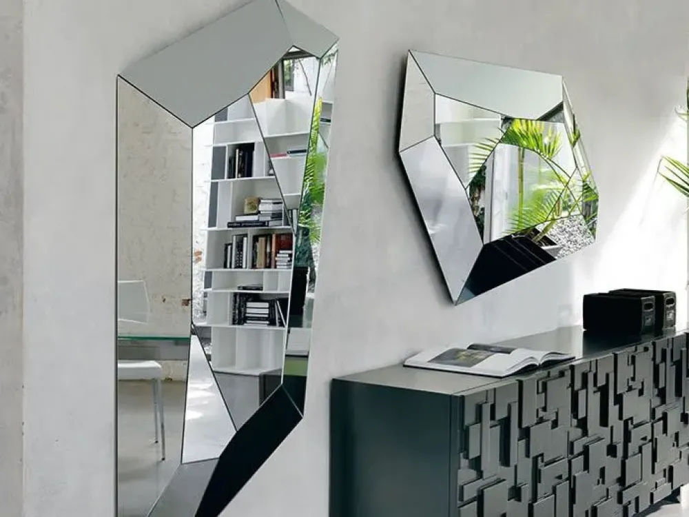 Cattelan Italia Specchio moderno Diamond di in Offerta Outlet- Specchiere