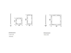 New Specchio moderno Glenn magnum di a prezzo scontato Specchiere