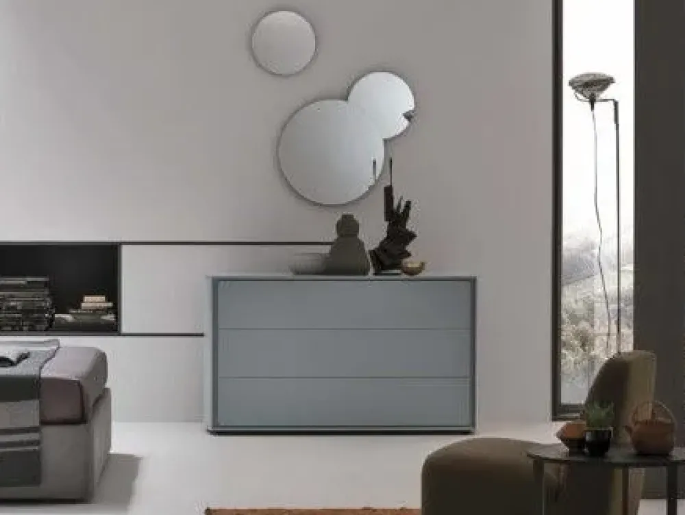 Clearance Specchio moderno Kit 3 bolle di in Offerta Outlet Specchiere