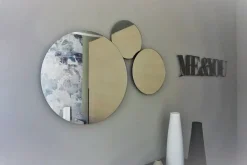 Clearance Specchio moderno Kit 3 bolle di in Offerta Outlet Specchiere