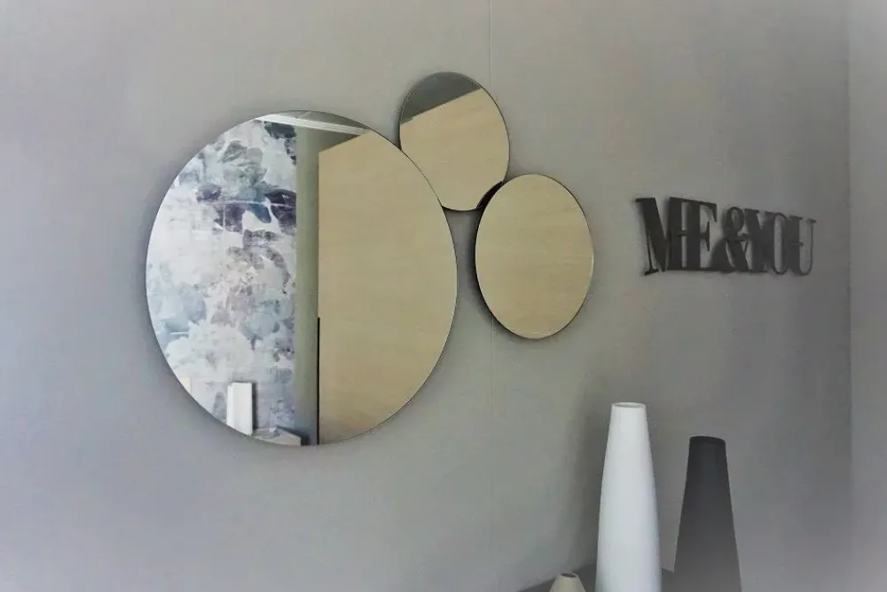 Clearance Specchio moderno Kit 3 bolle di in Offerta Outlet Specchiere