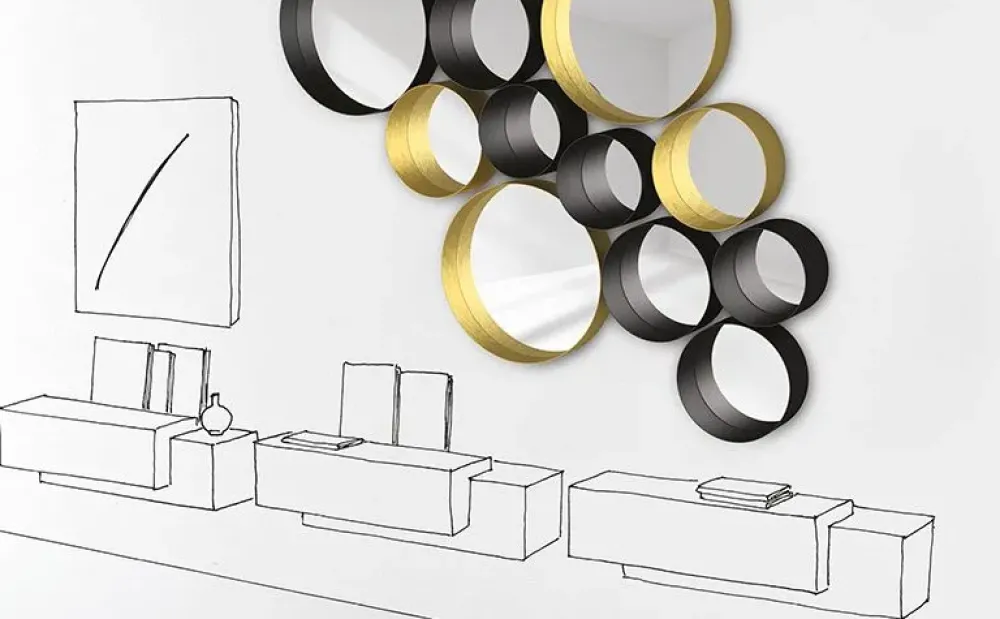 Hot Specchio Punto di in stile design SCONTATO affrettati Specchiere