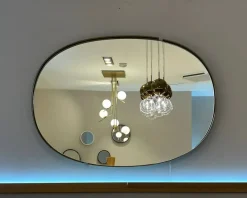 Specchio stile moderna modello Lumiere in OFFERTA OUTLET^Riflessi Outlet