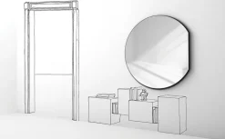 Specchio Sunset di in stile design SCONTATO^Minotti Italia Hot