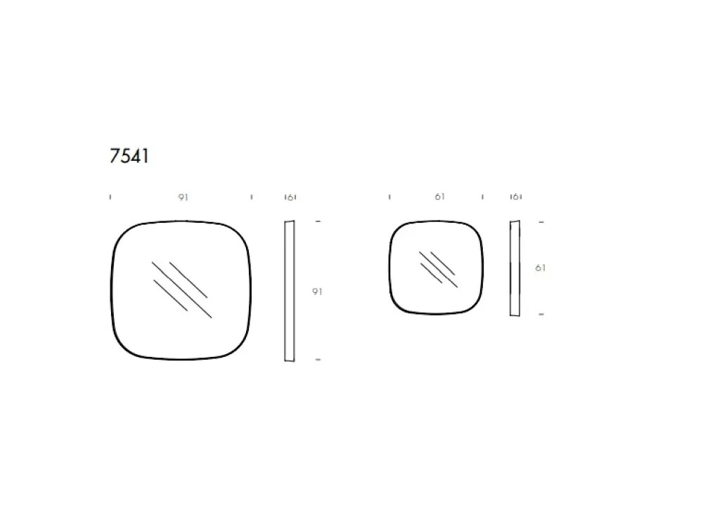 Tonin Casa Specchio Vega di a prezzi davvero convenienti- Specchiere