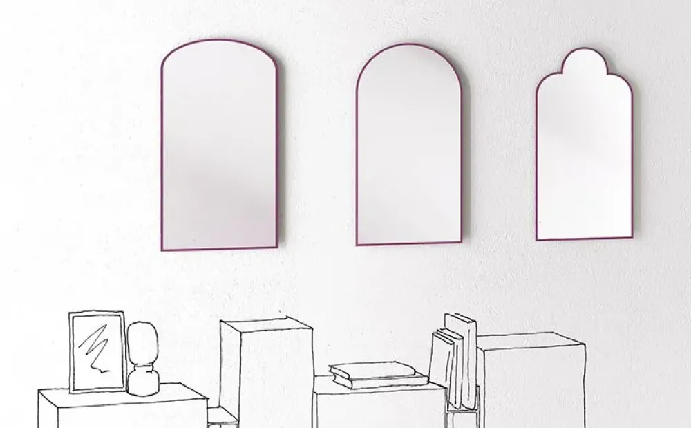 Specchio Windows di in stile design SCONTATO^Minotti Italia Outlet