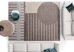 Ditre Italia Tappeto Moderno rettangolare  modello Nippon rock a prezzi convenienti- Tappeti