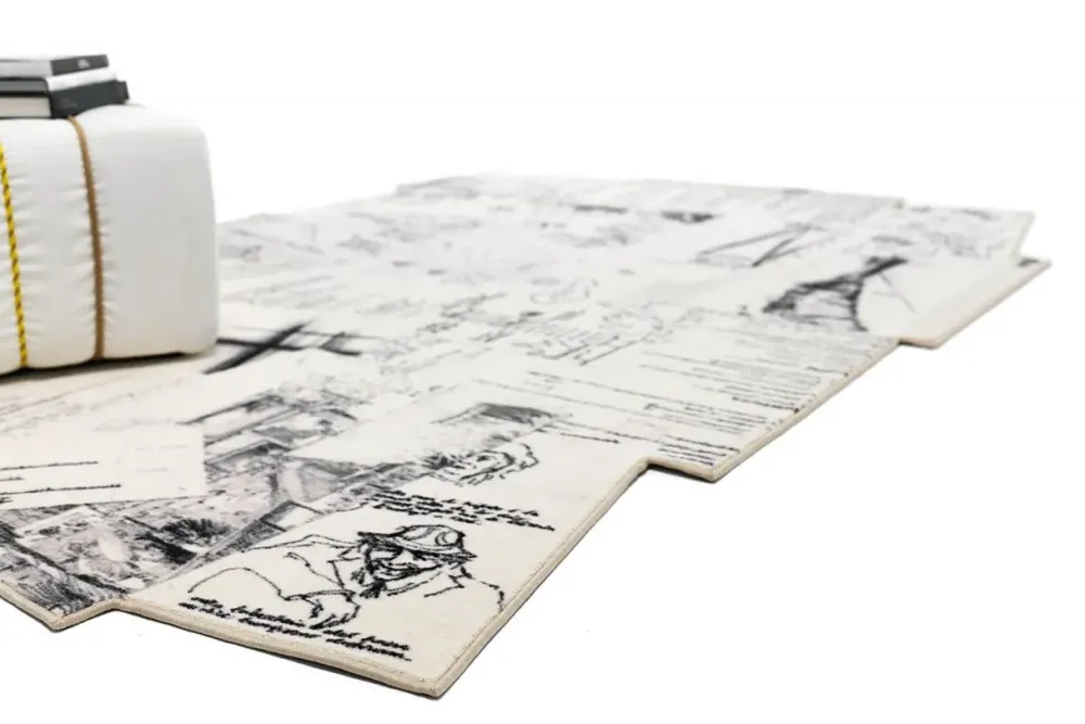 Mogg Tappeto Moderno sagomato modello Appunti a prezzi convenienti- Tappeti