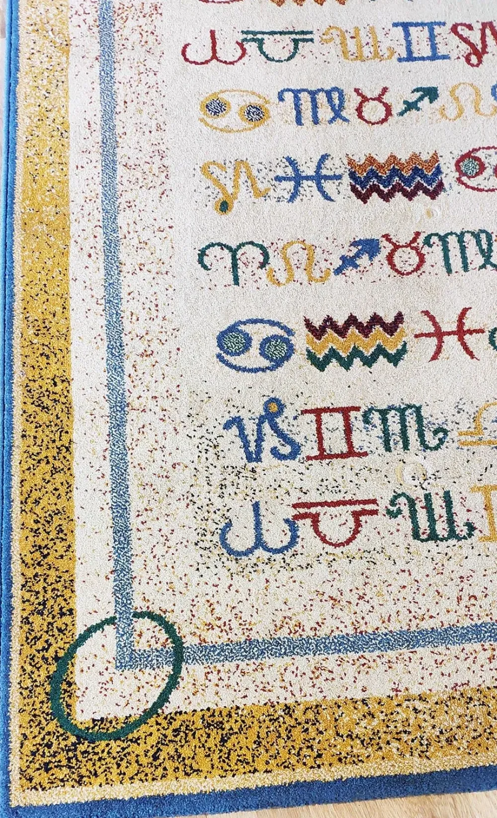 Clearance Tappeto quadrato moderno Zodiaco in Offerta Outlet Tappeti