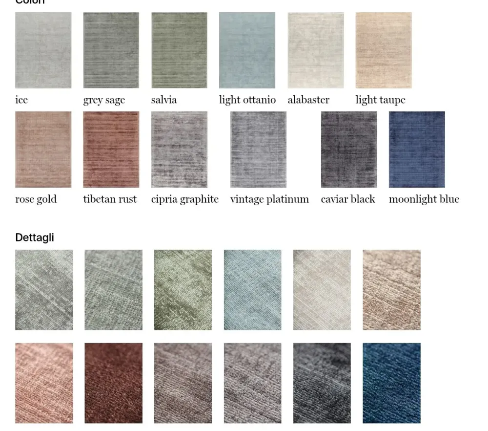 Outlet Tappeto rettangolare in stile moderno Whisper Abc a prezzo Outlet Tappeti