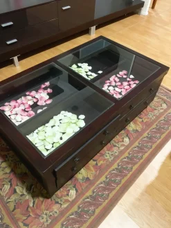 Artigianale Tavolino modello Etniko in OFFERTA OUTLET- Tavolini