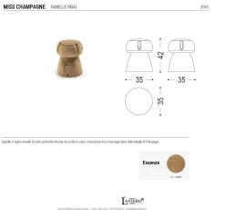 Riva 1920 Tavolino design Miss champagne di a prezzo scontato- Tavolini