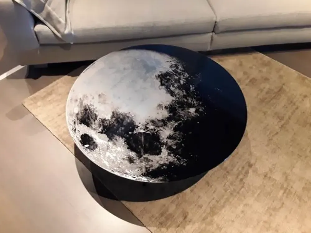 Moroso Tavolino design My moon my mirror di a prezzo scontato- Tavolini