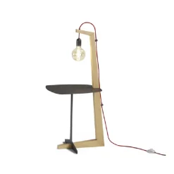 Egoitaliano Tavolino design Pinocchio naturale di a prezzo ribassato- Tavolini