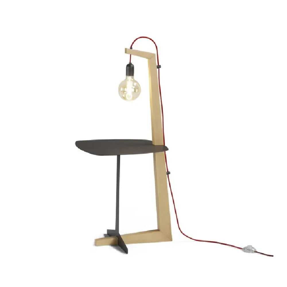 Egoitaliano Tavolino design Pinocchio naturale di a prezzo ribassato- Tavolini