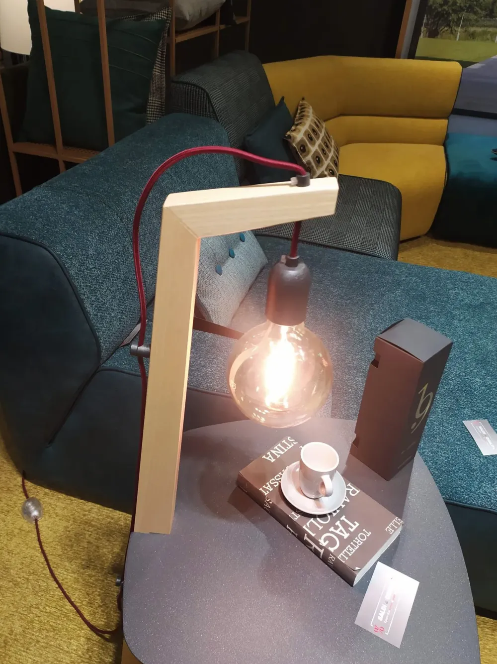 Egoitaliano Tavolino design Pinocchio naturale di a prezzo ribassato- Tavolini