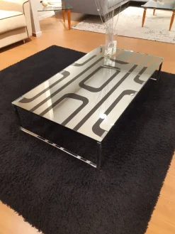 Tavolino design Tavolino vetro argentato di a prezzo ribassato^Ciacci Online