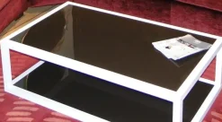 Tavolino Frassino e vetro laccato della marca in offerta^Tonin Casa Clearance