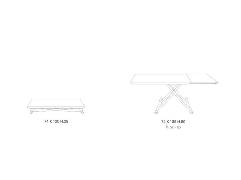 Tavolino Icaro della marca a prezzi convenienti^Ozzio