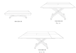 Tavolino in stile design modello More & more di con sconti imperdibili^Easyline Discount