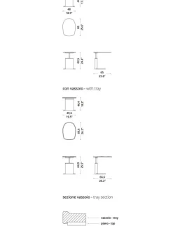 Ozzio Tavolino in stile design modello Zoom di a prezzi imbattibili affrettati- Tavolini