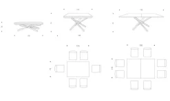 Hot Tavolino in stile design modello Su e giu' di con sconti imperdibili Tavolini