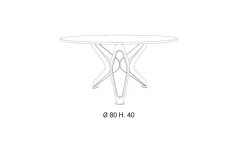 Tavolino in stile design modello Dna s di a prezzi imbattibili Tavolini