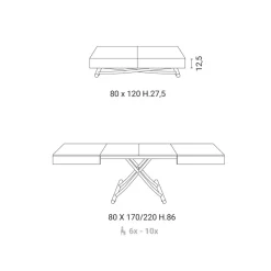 New Tavolino in stile design modello New cover di con sconti imperdibili Tavolini