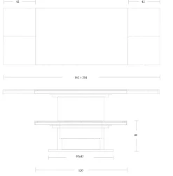 Tavolino in stile moderno modello Aria di con sconti imperdibili^Artigianale Hot