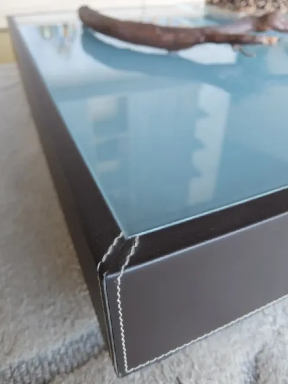 Outlet Tavolino in stile Moderno in vetro Idea giò Tavolini