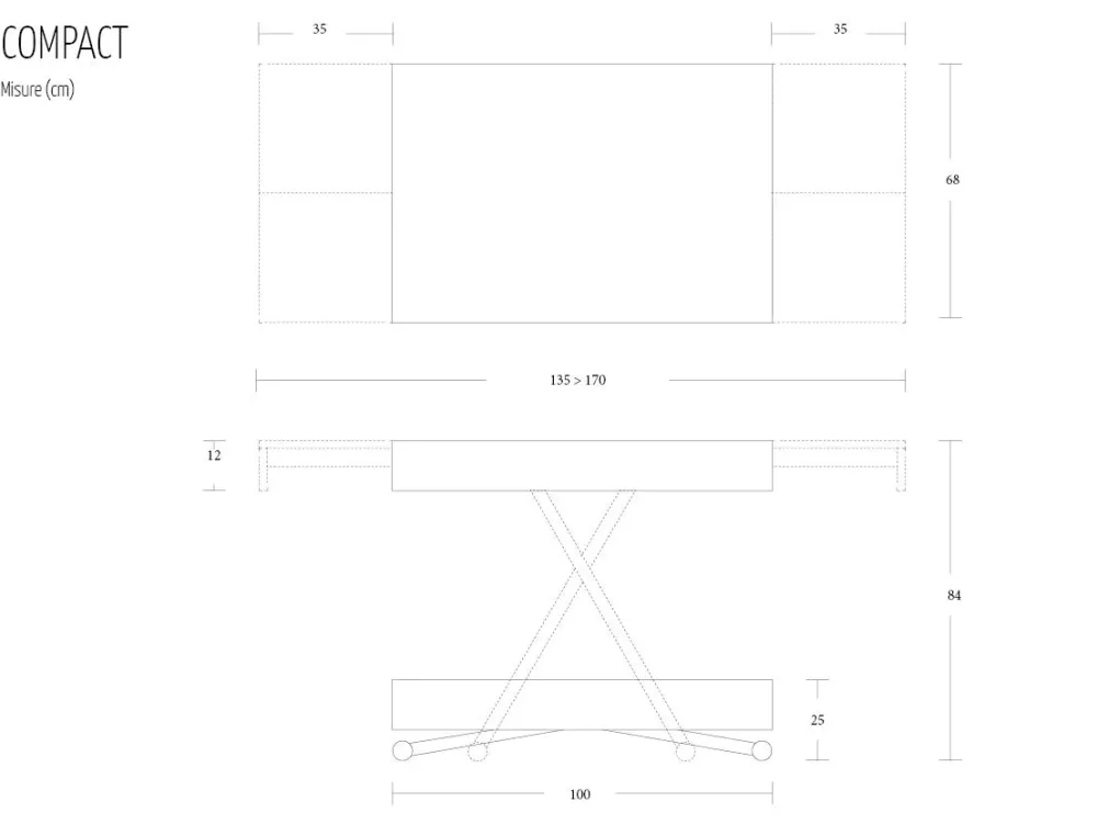 Online Tavolino in stile moderno modello Compact di con sconti imperdibili Tavolini