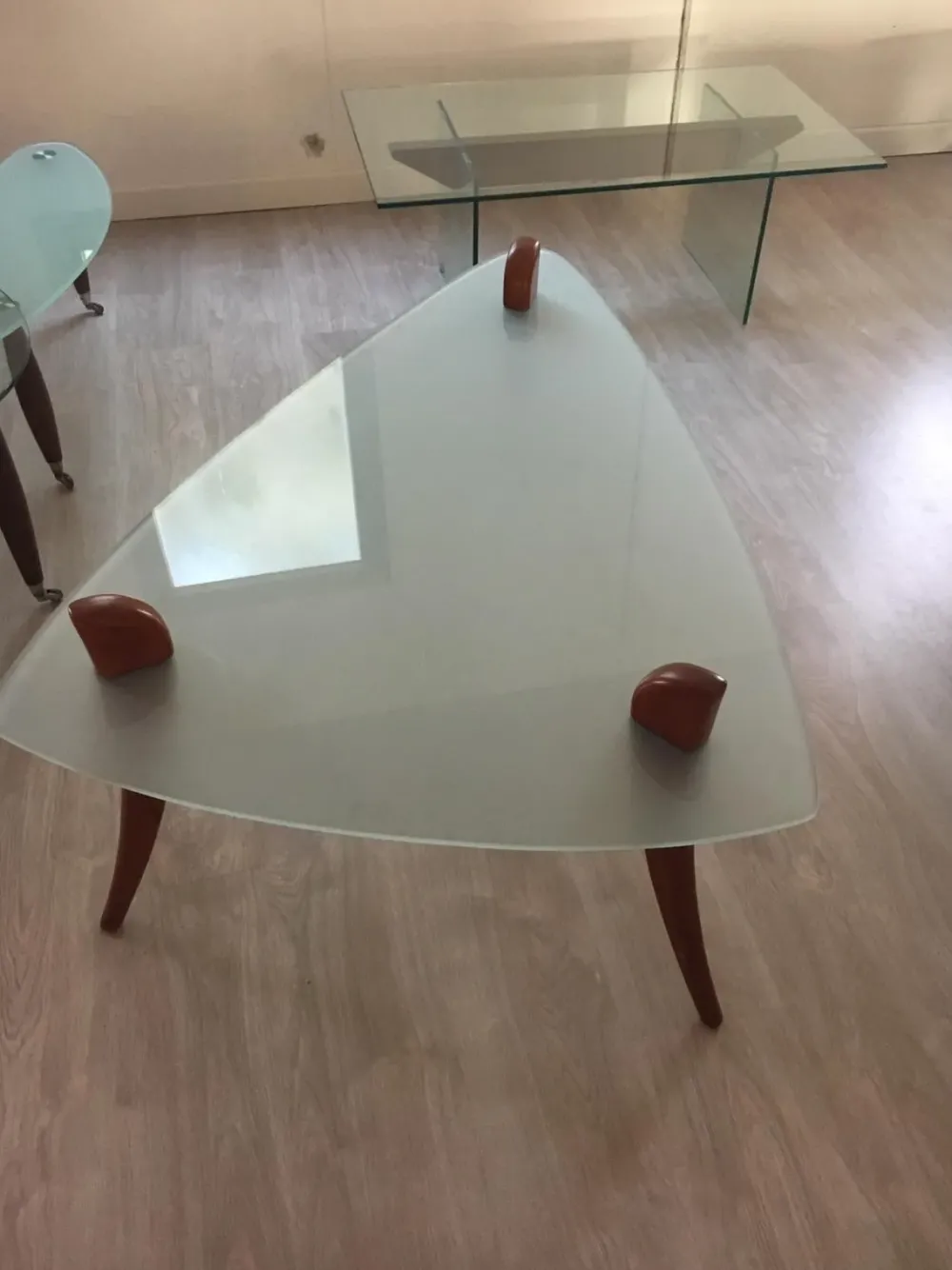 Artigianale Tavolino in vetro Tavolino in Offerta Outlet- Tavolini