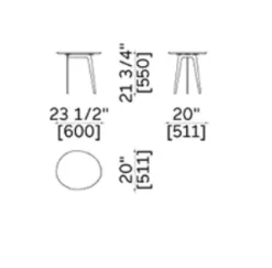 Tavolino modello Flowers di a prezzo scontato^Lema Sale