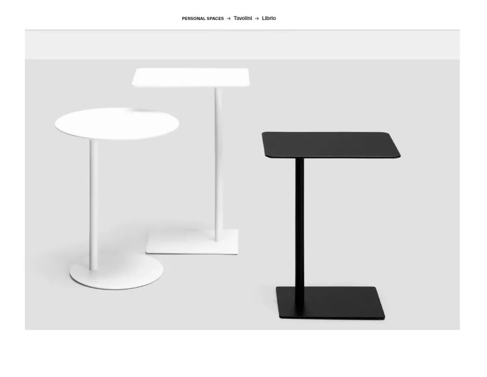 Tavolino modello Librio tavolini asimmetrici di a prezzo ribassato^MD House Sale