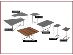 Egoitaliano Tavolino modello Selfy di a prezzo scontato- Tavolini