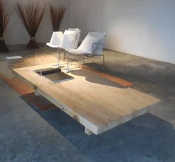 Hot Tavolino modello Tavolini da salotto in legno cedro massello di a prezzo scontato Tavolini