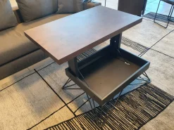 Tavolino moderno Ray corten di a prezzo scontato Tavolini