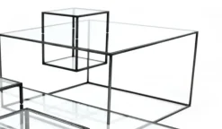 Tavolino modello Illusioni quadrato in OFFERTA OUTLET^Mogg Discount