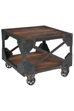 Online Tavolino modello Tavolino basso industrial bristol con ruote in OFFERTA OUTLET Tavolini