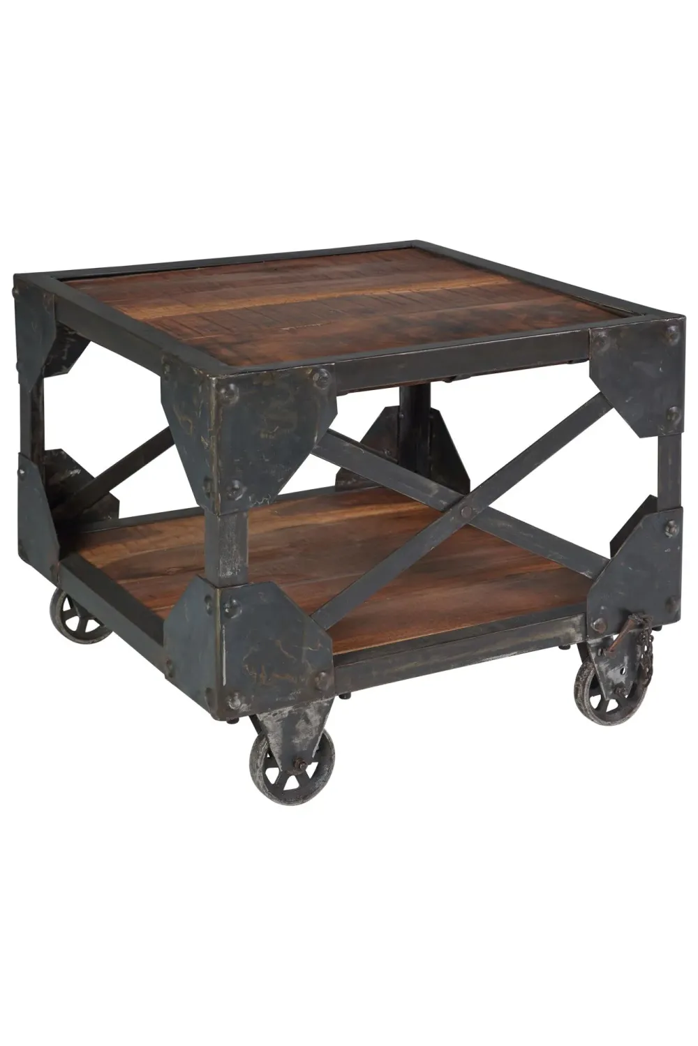 Online Tavolino modello Tavolino basso industrial bristol con ruote in OFFERTA OUTLET Tavolini