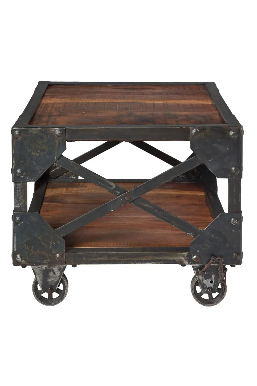 Online Tavolino modello Tavolino basso industrial bristol con ruote in OFFERTA OUTLET Tavolini