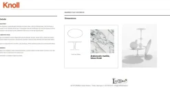Knoll Tavolino Tavolino saarinen dell'azienda a prezzi convenienti - 27%- Tavolini