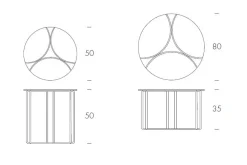 Tavolino modello Jazz in OFFERTA OUTLET^Tonin Casa Best