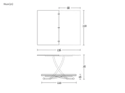 Tavolino trasformabile in tavolo Bessy in OFFERTA OUTLET^Altacom Hot