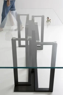 Tavolo Accademia in vetro Fisso^Pointhouse Best