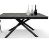 Tavolo allungabile Allungabile finitura acciaio ossidato^Collezione esclusiva