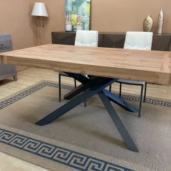 Clearance Tavolo allungabile Intreccio 180 Tavoli