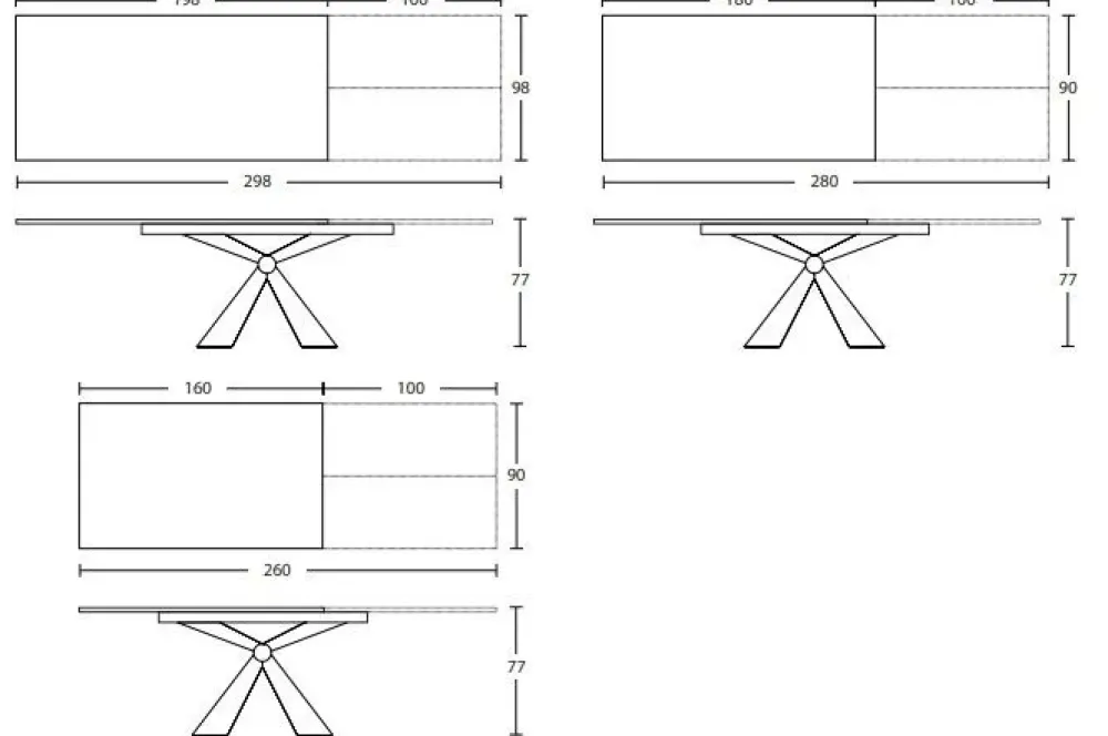 Altacom Tavolo Sintesi PREZZI OUTLET- Tavoli